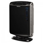 Fellowes Air Purifiers, HEPA and Carbon Filtration, 190 sq ft Room Capacity, BK FEL9286101