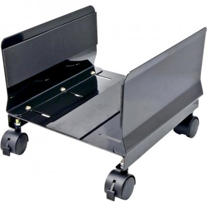 SYBA Multimedia All Metal, Heavy Duty CPU Stand/Roller, Tall Walls, Castors, Black Color SY-ACC65063