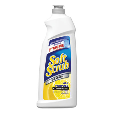 Soft Scrub 15020 All Purpose Cleanser, Lemon Scent 36 oz Bottle, 6/Carton DIA15020CT