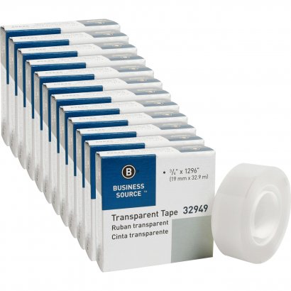 Business Source All-purpose Transparent Tape 32949PK