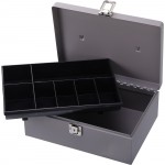 Sparco All-Steel Cash Box with Latch Lock 15501
