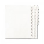 Avery Allstate-Style Legal Exhibit Index Dividers, 25-Tab, Exhibit A-Z, Letter, White AVE82105