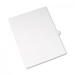 Avery Allstate-Style Legal Exhibit Side Tab Divider, Title: P, Letter, White, 25/Pack AVE82178