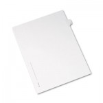 Avery Allstate-Style Legal Exhibit Side Tab Divider, Title: V, Letter, White, 25/Pack AVE82184