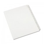 Avery Allstate-Style Legal Exhibit Side Tab Dividers, 25-Tab,151-175, Letter, White AVE82189
