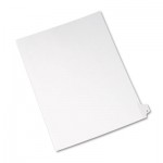 Avery Allstate-Style Legal Exhibit Side Tab Divider, Title: Z, Letter, White, 25/Pack AVE82188