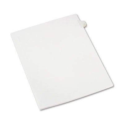 Avery Allstate-Style Legal Exhibit Side Tab Divider, Title: 4, Letter, White, 25/Pack AVE82202