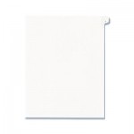 Avery Allstate-Style Legal Exhibit Side Tab Divider, Title: 1, Letter, White, 25/Pack AVE82199