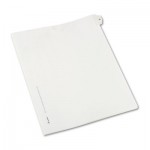 Avery Allstate-Style Legal Exhibit Side Tab Divider, Title: 25, Letter, White, 25/Pack AVE82223
