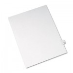 Avery Allstate-Style Legal Exhibit Side Tab Divider, Title: 21, Letter, White, 25/Pack AVE82219