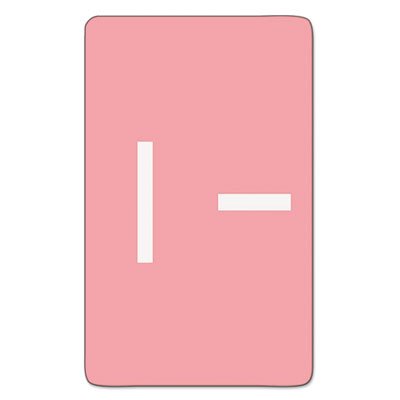 Smead Alpha-Z Color-Coded Second Letter Labels, Letter I, Pink, 100/Pack SMD67179