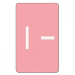 Smead Alpha-Z Color-Coded Second Letter Labels, Letter I, Pink, 100/Pack SMD67179