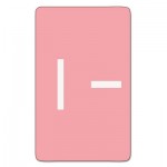 Smead Alpha-Z Color-Coded Second Letter Labels, Letter I, Pink, 100/Pack SMD67179