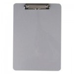 Aluminum Clipboard with Low Profile Clip, 1/2" Capacity, 9 x 13 Sheets, Silver UNV40301