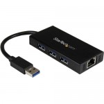 StarTech.com Aluminum USB 3.0 Hub with GbE Adapter ST3300GU3B