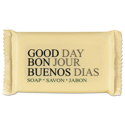 Good Day 390150 Amenity Bar Soap, Pleasant Scent, # 1 1/2 Individually Wrapped Bar, 500/Carton GTP390150A