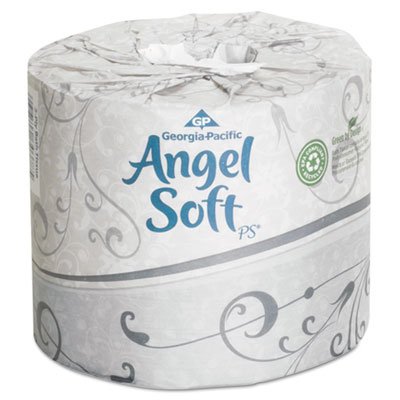 Georgia Pacific Angel Soft ps Premium Bathroom Tissue, 450 Sheets/Roll, 40 Rolls/Carton GPC16840