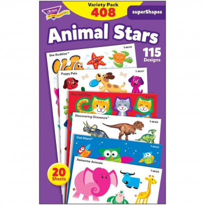 TREND Animal Fun Stickers Variety Pack 46928