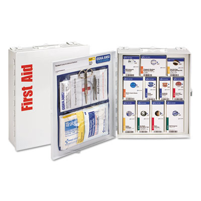 First Aid Only ANSI 2015 SmartCompliance First Aid Station Class A, No Meds,25 People,96 Pieces FAO90578