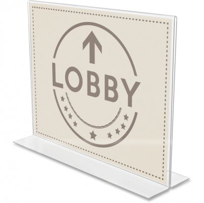 Anti-Glare Double-sided Sign Holder 879301