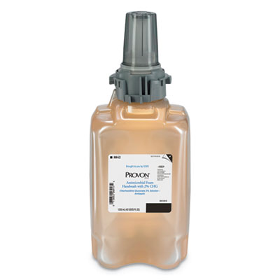 PROVON 8842-03 Antimicrobial Foam Handwash, Fragrance-Free, 1,250 mL, 3/Carton GOJ884203