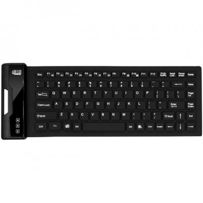 Adesso Antimicrobial Waterproof Flex Keyboard AKB-212UB