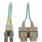 Aqua Duplex Fiber Patch Cable N816-15M