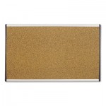 Quartet ARC Frame Cork Cubicle Board, 18 x 30, Tan, Aluminum Frame QRTARCB3018