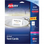 Avery Arched Die-Cut Tent Cards 2-1/16" x 3-3/4" , 65 lbs, 100 Cards 35700