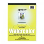 Pacon Artist Watercolor Paper Pad, 9 x 12, White, 12 Sheets PAC4910