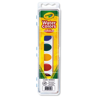 Crayola 531508 Artista II 8-Color Watercolor Set, 8 Assorted Colors CYO531508