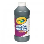 Crayola 543115051 Artista II Washable Tempera Paint, Black, 16 oz CYO543115051