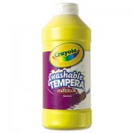 Crayola 543115034 Artista II Washable Tempera Paint, Yellow, 16 oz CYO543115034