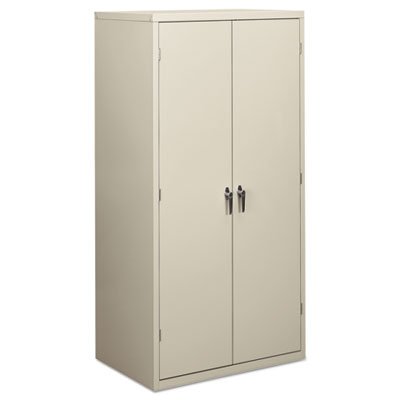 HON Assembled Storage Cabinet, 36w x 24 1/4d x 71 3/4h, Light Gray HONSC2472Q