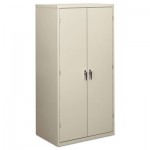 HON Assembled Storage Cabinet, 36w x 24 1/4d x 71 3/4h, Light Gray HONSC2472Q