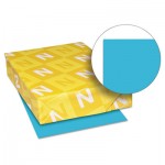 Neenah Astrobrights Colored Card Stock, 65 lb., 8-1/2 x 11, Lunar Blue, 250 Sheets WAU22721