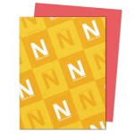 Neenah Astrobrights Colored Card Stock, 65 lb., 8-1/2 x 11, Rocket Red, 250 Sheets WAU22841