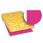 Neenah Astrobrights Colored Card Stock, 65 lb., 8-1/2 x 11, Fireball Fuchsia, 250 Shts WAU22881