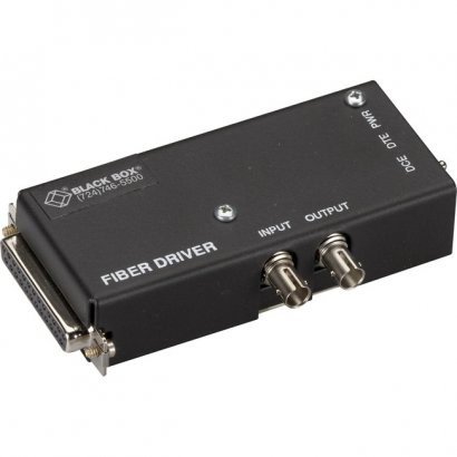 Black Box Async RS232 Extender over Fiber - DB25 Female, ST Multimode MD940A-F