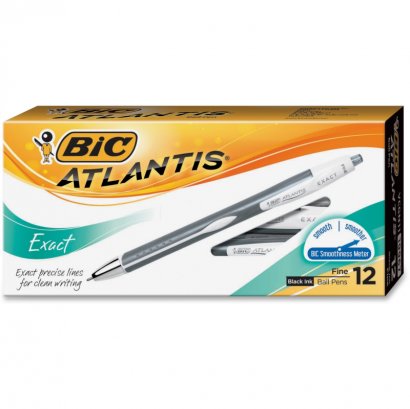 Atlantis Exact Fine Point Ball Pen VCGN11BK