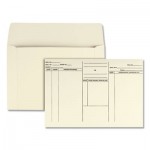 Quality Park QUA89701 Attorney's Envelope/Transport Case File, Cheese Blade Flap, Fold Flap Closure, 10 x 14.75, Cameo