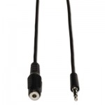 P311-006 Audio Cables, 6 ft, Black, 3.5 mm Male; 3.5 mm Female TRPP311006