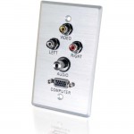 C2G Audio/Video Faceplate 40498