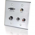 C2G Audio Video Faceplate 40506