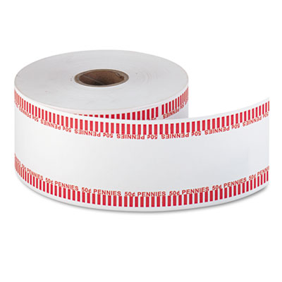 Pap-R Products Automatic Coin Rolls, Pennies, $.50, 1900 Wrappers/Roll CTX50001