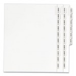 Avery Avery-Style Legal Exhibit Bottom Tab Divider, Title: Exhibit A-Z, Letter, White AVE01370