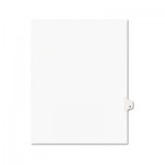 Avery Avery-Style Legal Exhibit Side Tab Dividers, 1-Tab, Title S, Ltr, White, 25/PK AVE01419