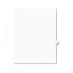 Avery Avery-Style Legal Exhibit Side Tab Dividers, 1-Tab, Title Q, Ltr, White, 25/PK AVE01417