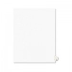 Avery Avery-Style Legal Exhibit Side Tab Dividers, 1-Tab, Title Z, Ltr, White, 25/PK AVE01426