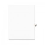 Avery Avery-Style Legal Exhibit Side Tab Dividers, 1-Tab, Title P, Ltr, White, 25/PK AVE01416